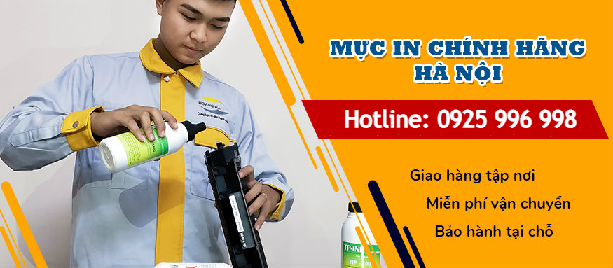 đổ mực máy in hp có vat