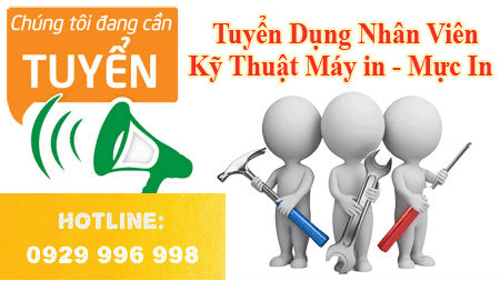 công ty mực in hoàng hà tuyển nhân viên kỹ thuật